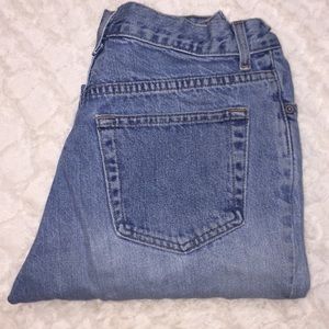 Banana Republic High Waisted Button Fly Mom Jeans